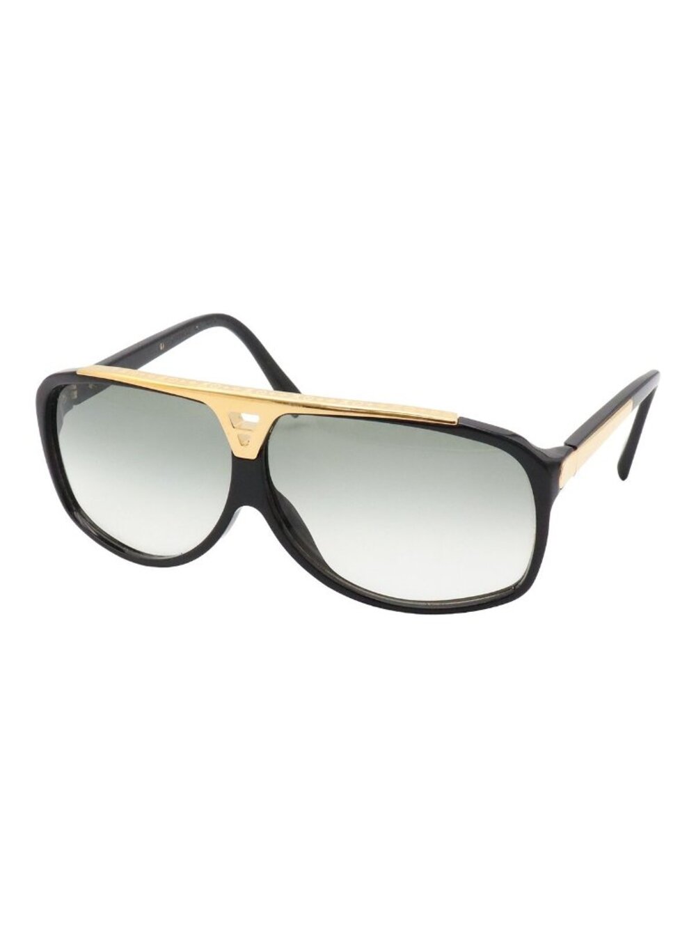Louis Vuitton Evidance Sunglasses Eyewear Smoke Gradient Black Gold